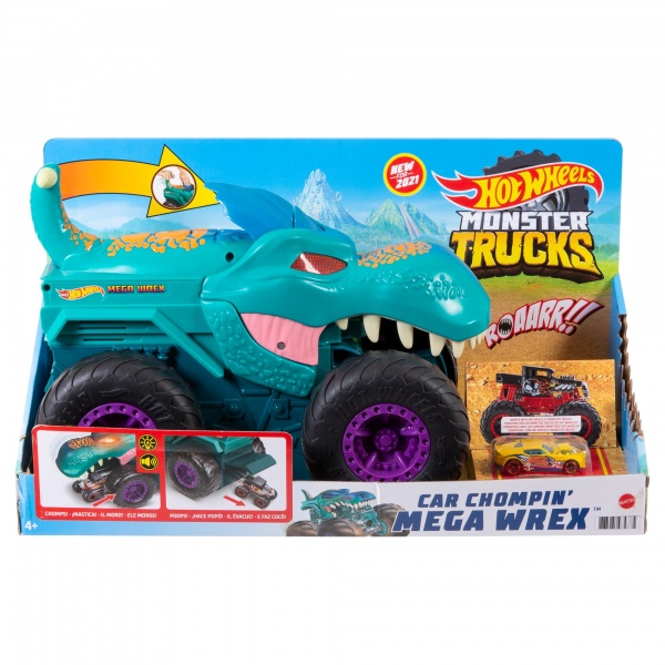 Машинка Hot Wheels Хищный Мега Рекс серии 