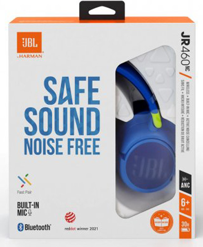 Навушники JBL® JR 460 NC blue (JBLJR460NCBLU) 