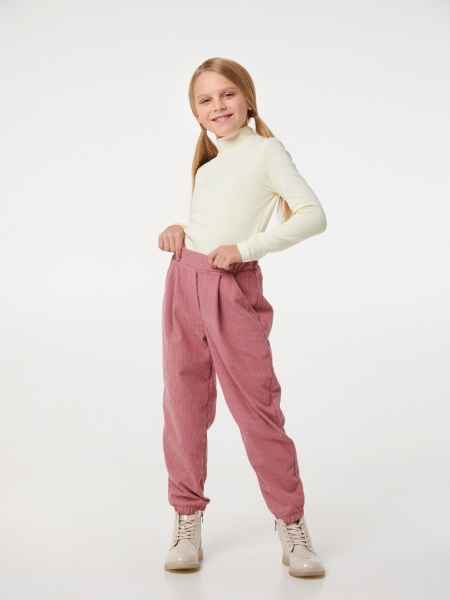 Штани для дівчаток Smil 115511 р.140 світло-малиновий 