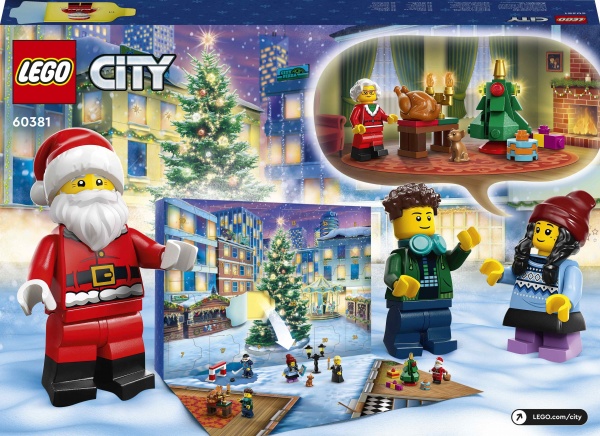 Конструктор LEGO City Новорічний календар на 2023 рік 60381