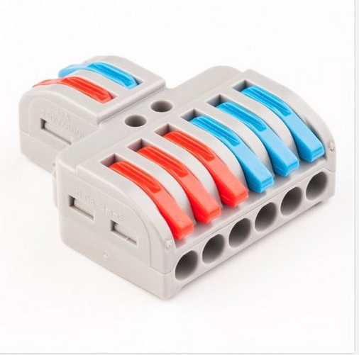 Клемма быстрого монтажа ЕМТ 2/6 0,5-4 мм разноцветный 22-2060 