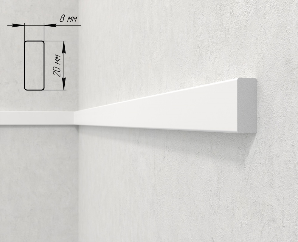 Молдинг 162-115 2000x8x20мм