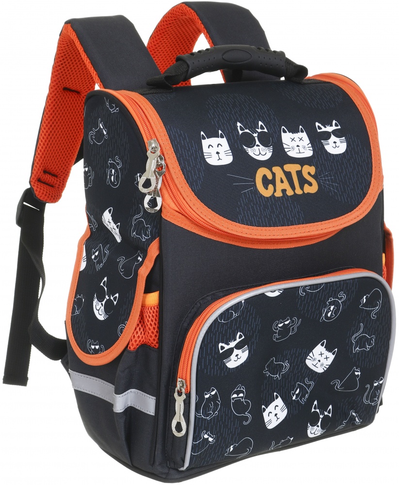 Ранец-короб Nota Bene Котики ортопедический 4 Кота Cats NB 24