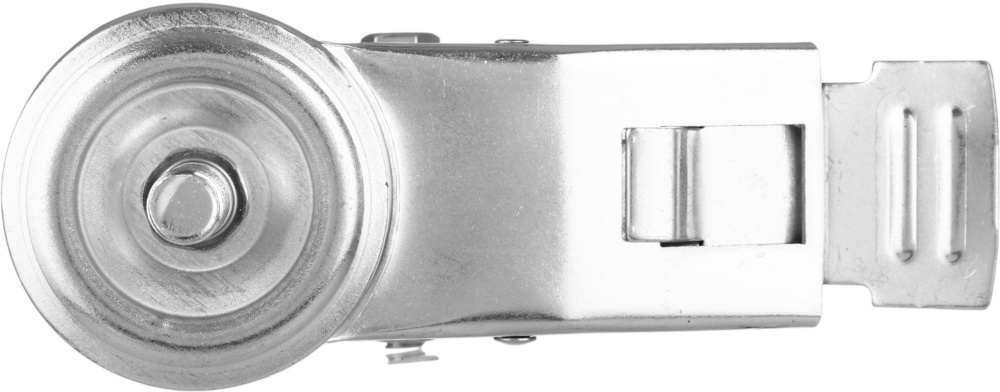 Колесо d200 мм резиновое поворотное с тормозом і резьбовым штырем M16