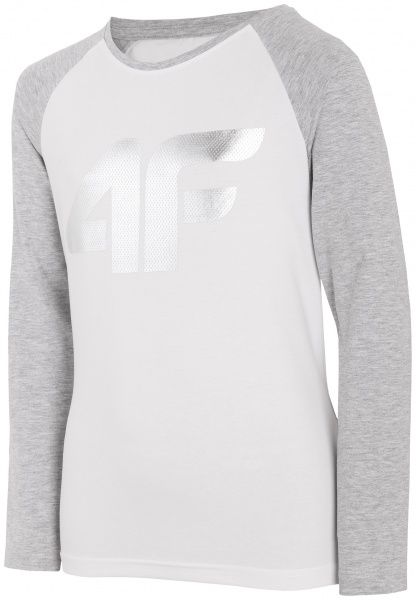 Футболка 4F HJZ19-JTSDL001-27M 164 светло-серый
