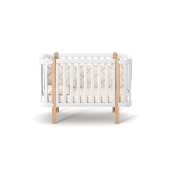 Кроватка детская Veres ЛД5 Монако бело-буковый 05.3.1.1.15