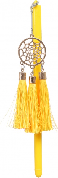 Ручка гелевая Ловец снов желтая 