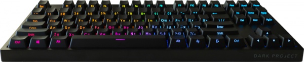 Клавіатура ігрова Dark Project Pro KD87A ABS Gateron Optical 2.0 Red (DP-KD-87A-000210-GRD) 