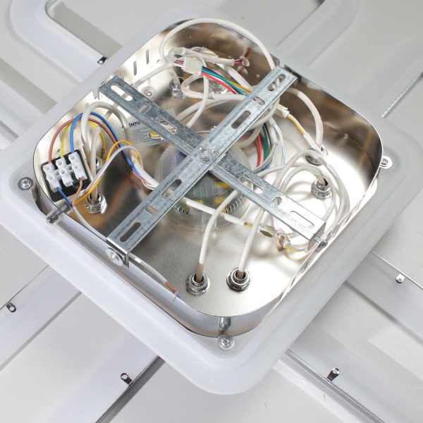 Світильник світлодіодний Accento lighting RGB Elbe AP S 4 з пультом ДК 90 Вт хром 2800-6000-RGB К 