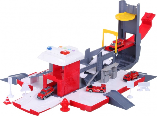 Ігровий набір Shantou Пожежна машина-паркінг зі звуковими ефектами OTB0581789