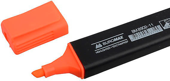 Маркер текстовий Buromax Jobmax BM.8902-11 помаранчевий 