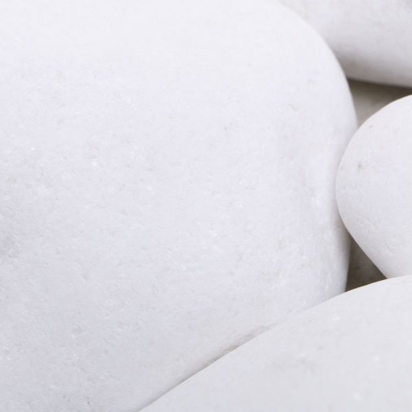 Камінь декоративний Thasos галька мармурова фр.6-10 см біла 10 кг