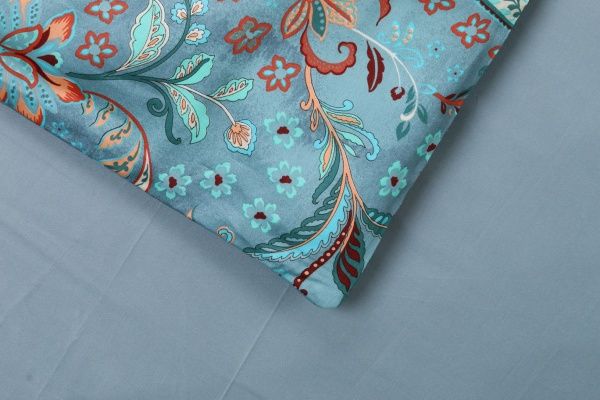 Комплект постельного белья Burano V1 2 бирюзовый Granfoulard 