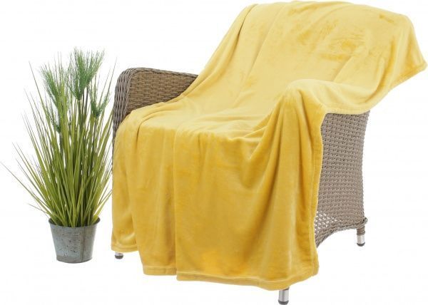 Плед Bamboo 160x200 см желтый La Nuit 