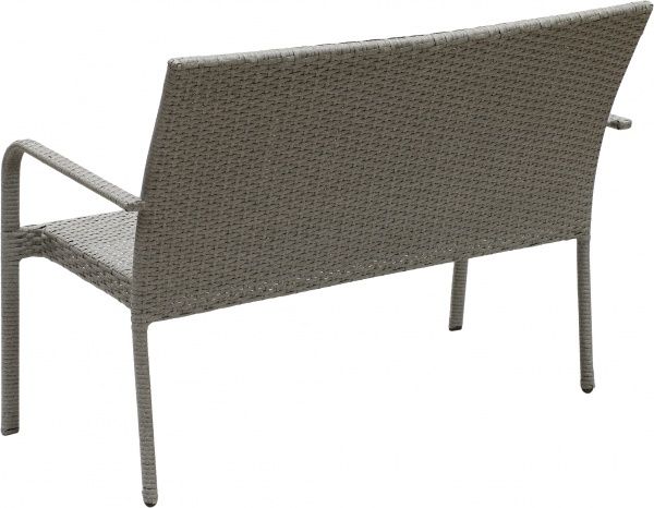 Диван садовый INDIGO HYC-005D 63х123 см серый 