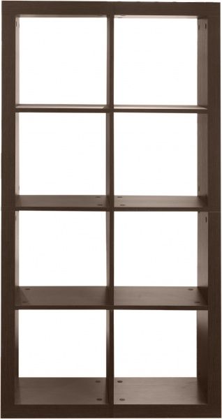 Шафа-тумба Inteo Кубус МІКС 2х4 (3D HDF) 792x1500x290 мм венге 