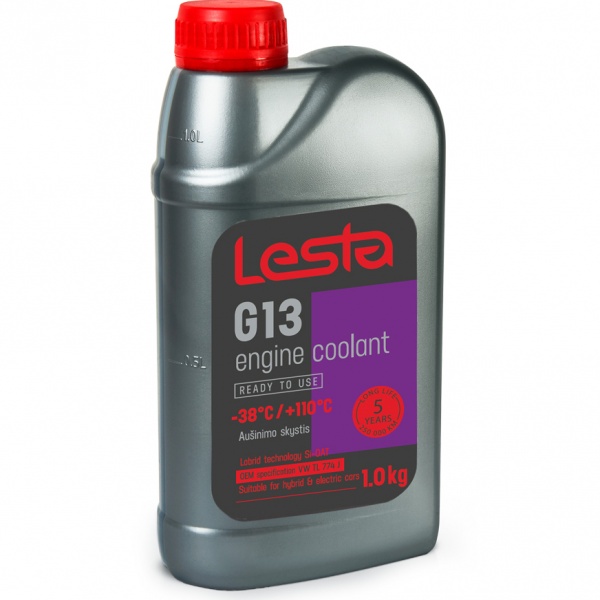 Антифриз Lesta G13 від -40 до +110 1 л фіолетовий AS-A38-G13LESTA/1