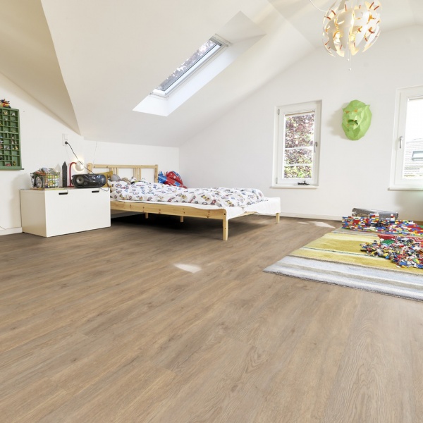 Ламинат водостойкий Solid Core X-trem SPC дуб имбирь 33/42 5,5 мм 