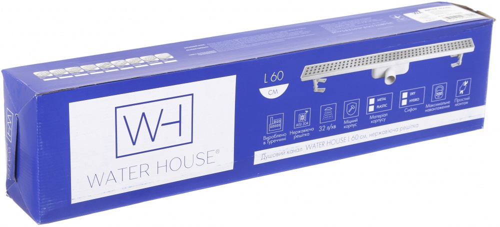 Душевой лоток Water House L 60 см