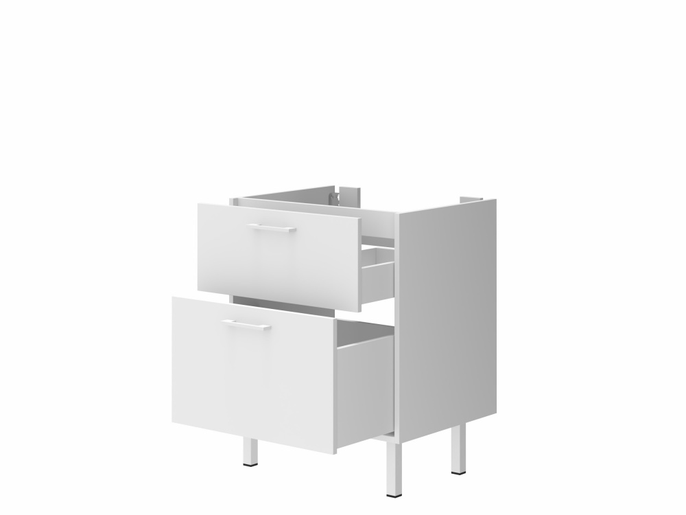 Тумба ЮВЕНТА Afina 60 см біла під стільницю або умивальник Piedra 60