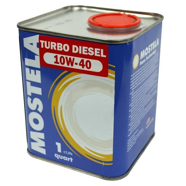 Масло моторное Mostela 10W-40 CF-4/SG Turbo Diesel 0.95 л