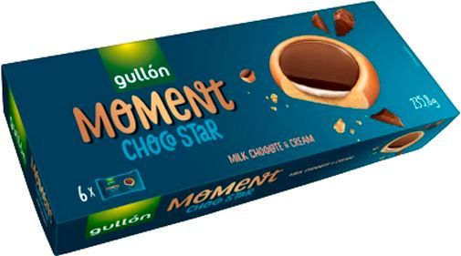 Печенье Gullon Печенье Gullon Shoco Star Moment с молочым шоколадом (22292176)