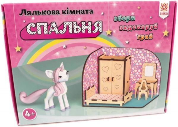 Конструктор дерев'яний Зірка Лялькова кімната Спальня