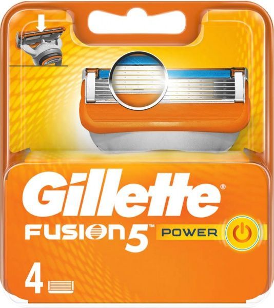 Сменные кассеты Gillette Fusion 5 Power 4 шт.