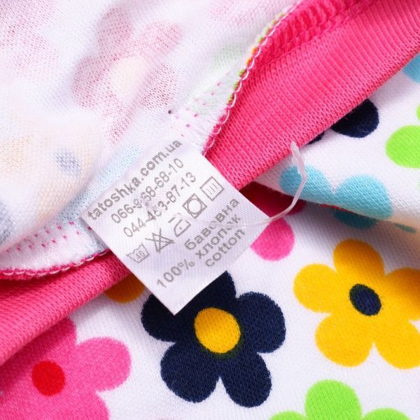 Піжама для дівчаток Татошка 0106202 різнокольоровий р.110 різнокольоровий 