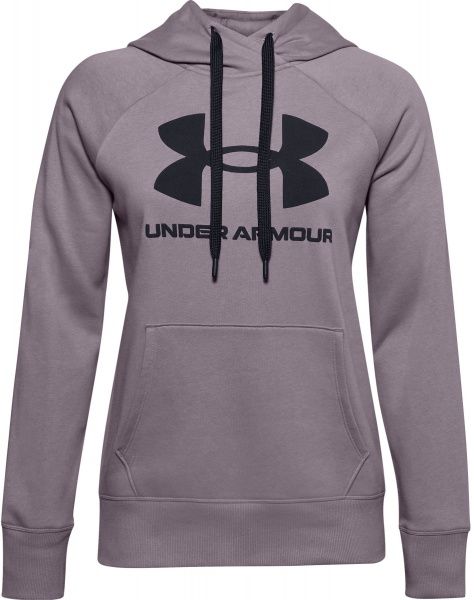 Джемпер Under Armour RIVAL FLEECE LOGO HOODIE 1356318-585 р. S фиолетовый