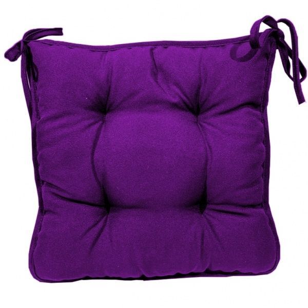 Подушка на стілець rainbow фіолетова