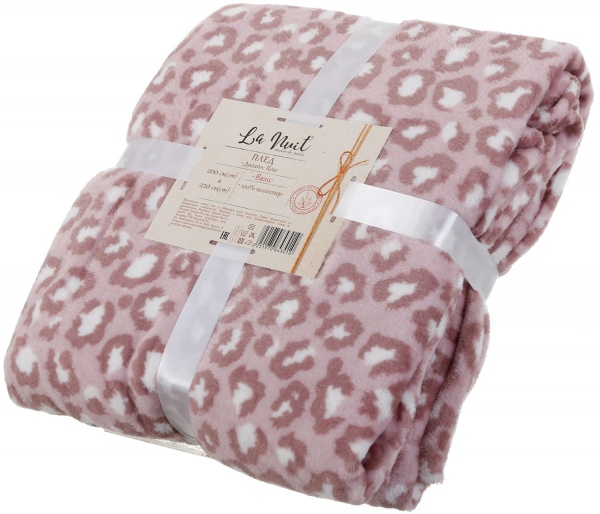 Плед Rose 200x220 см розовый La Nuit 