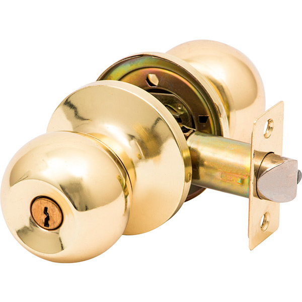 Кнобсет ключ-фіксатор 607 РВ полірована латунь