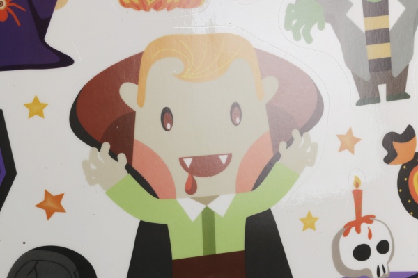 Наліпка до свята Хеллоуін 30х42 см в ассортименті