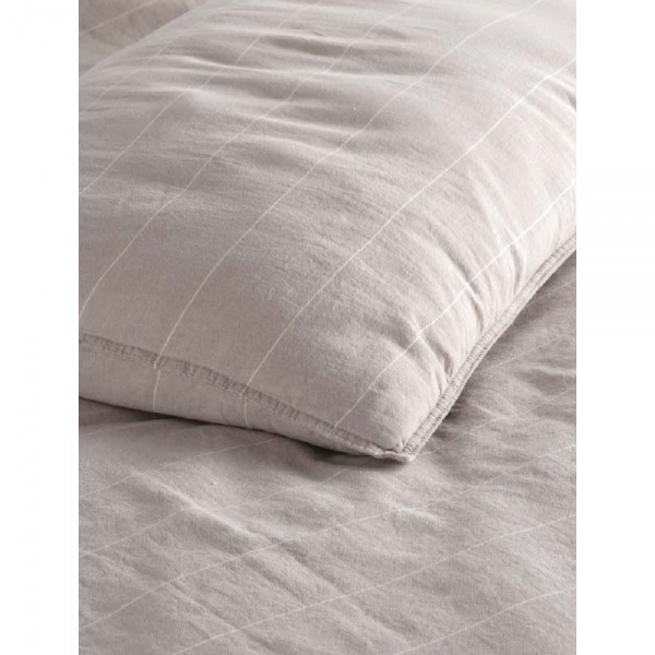 Комплект постільної білизни Aura Opal євро сірий SoundSleep 