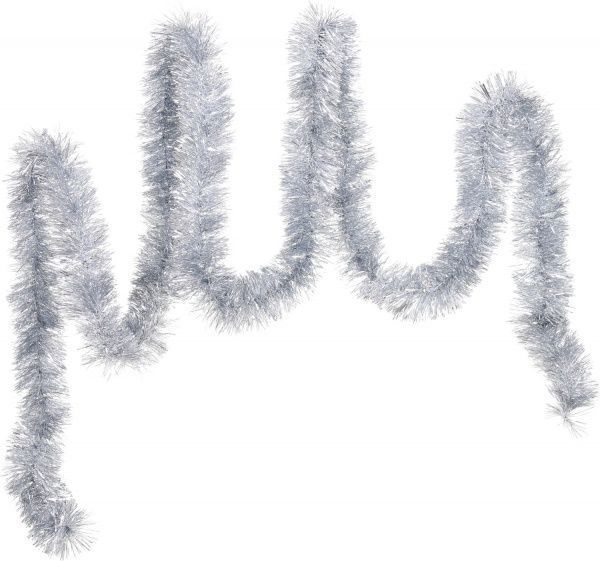 Дождик новогодний элит 7 3 м серебристый