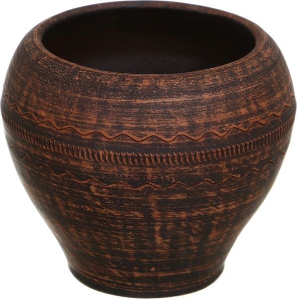 Горщик з кришкою Коломия 0,6 димлений