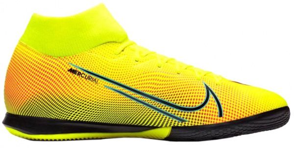 Бутсы Nike SUPERFLY 7 ACADEMY MDS IC BQ5430-703 р. US 9 желтый-салатовый