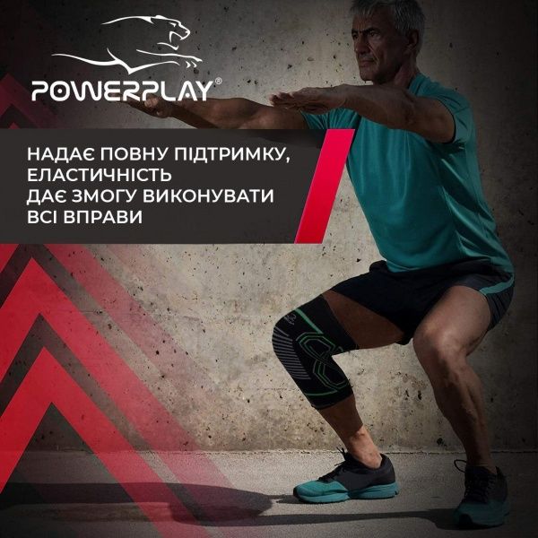 Наколенники PowerPlay PP_4099_L/XL_Black р. XL-L черный