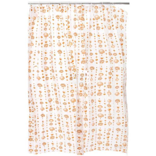 Шторка для ванной Woko Жемчужина 180x180 см белая