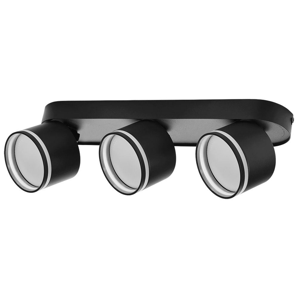 Светильник накладной поворотный LightMaster GX53 черный MLT508-3