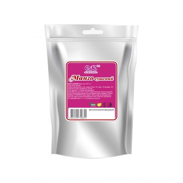 Манго Смачно сушеный 100 г 