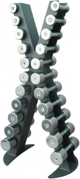 Стійка InterAtletika X-Line 125 кг хромований 