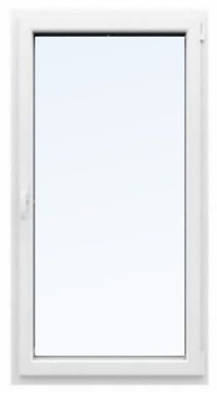 Окно поворотно-откидное OpenTeck Standard 60 600x1000 мм правое 