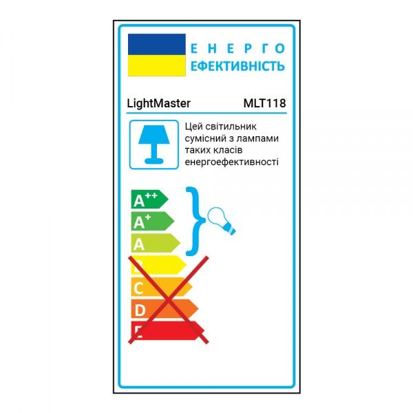 Светильник точечный LightMaster MLT118 50 Вт GU10 черный 