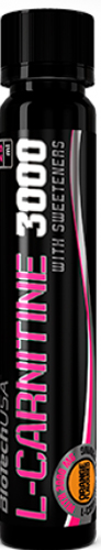 Жироспалювач BioTech L-Carnitine 3000 ampule лимон 25 мл 