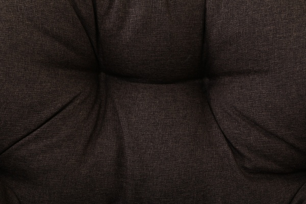 Кресло-кокон Цитрус плетения шестигранник красное дерево