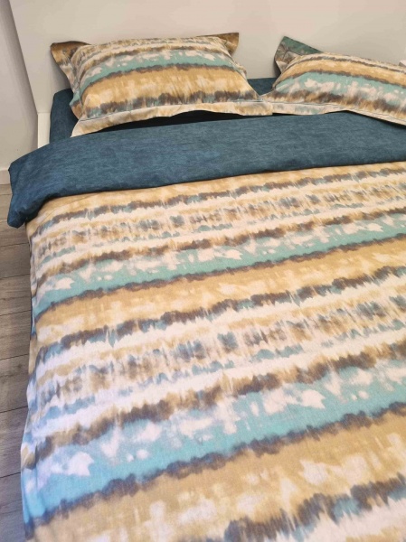 Комплект постільної білизни Смарагд сімейний Прованс 