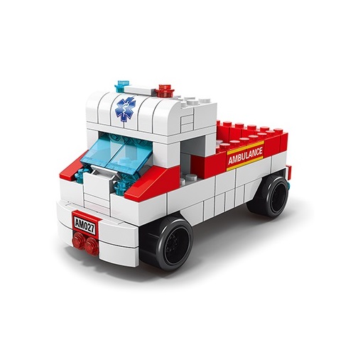 Конструктор SHANTOU YISHENG Скорая помощь 1000 деталей K8857-5