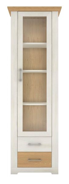 Вітрина VMV Holding Arsal 1W2S дуб кам’яний / сосна норвезька 